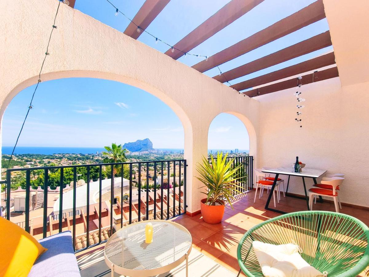 The View: Sea, Mountain, Terrace, Swimming Pool Daire Calp Dış mekan fotoğraf
